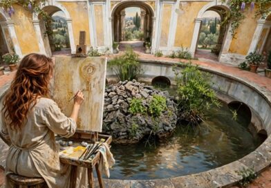 Villa Campolieto, Ornella De Martinis in mostra tra Cielo, Terra e Fuoco
